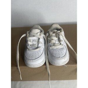 Nike Boys Air Force 1 LE DH2926-111 White Casual Shoes Sneakers Size 3C‎
